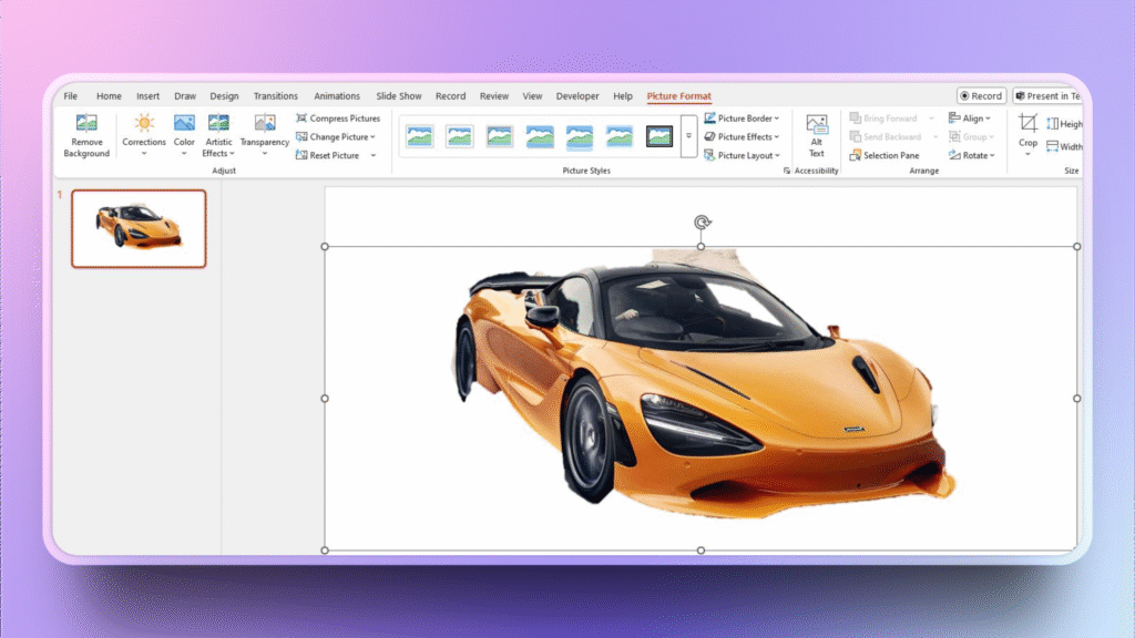 removed bg in PPT