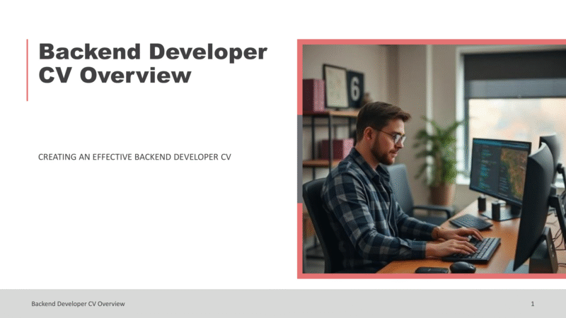 Backend Developer CV Overview-1