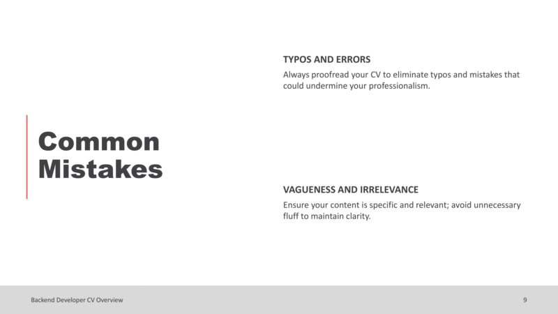 Backend Developer CV Overview-9