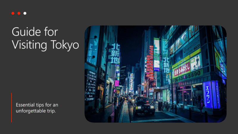 Guide for Visiting Tokyo-1 Guide for Visiting Tokyo-1