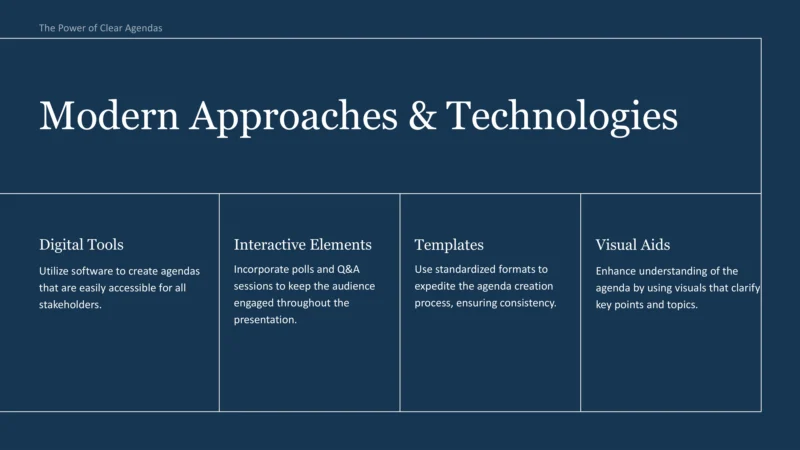 The Power of Clear Agendas-9 The Power of Clear Agendas-9