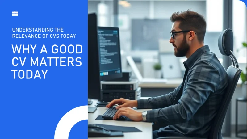 WHY A GOOD CV MATTERS TODAY-1 WHY A GOOD CV MATTERS TODAY-1