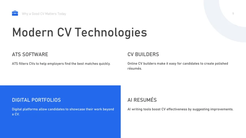 WHY A GOOD CV MATTERS TODAY-9 WHY A GOOD CV MATTERS TODAY-9