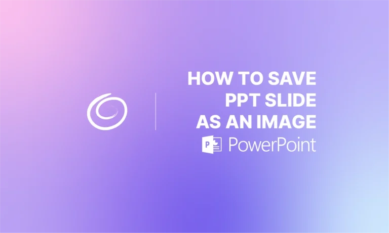 How to Save a PowerPoint Slide as an Image?