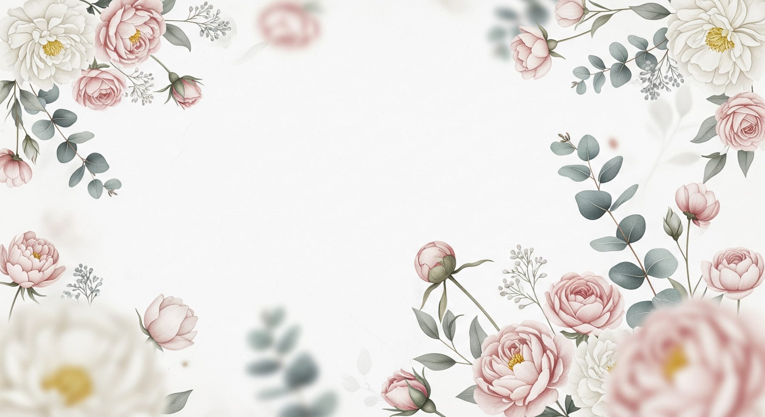 Elegant Floral PowerPoint Background Images - Image 2