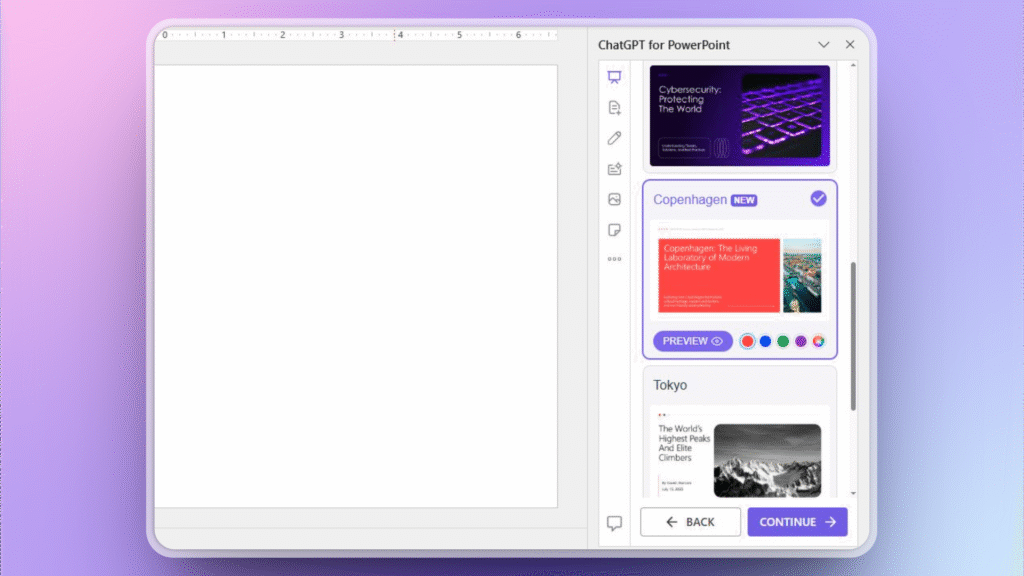AI PowerPoint templates