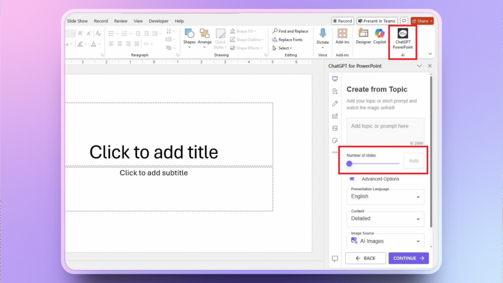 Twistly auto slide counter