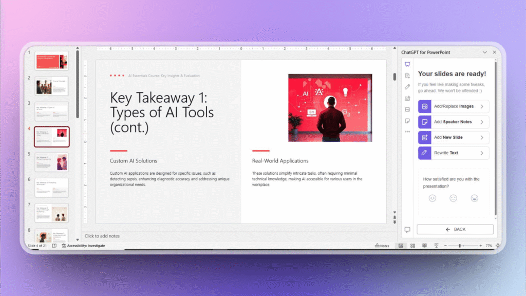 YouTube to PowerPoint Slides