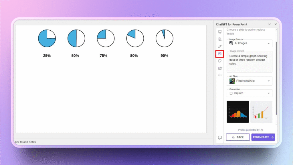 AI image generator for PowerPoint