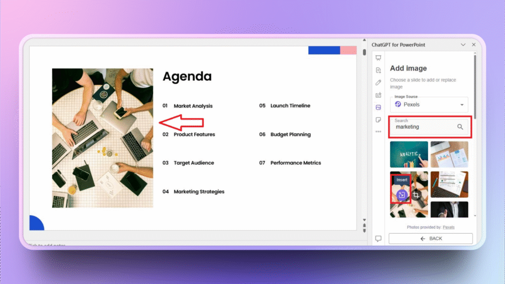 ChatGPT for PowerPoint