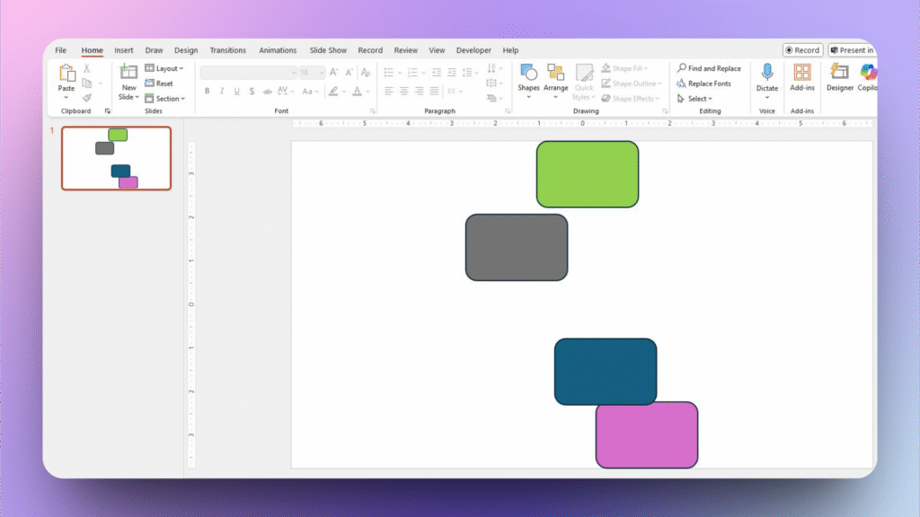 align objects center