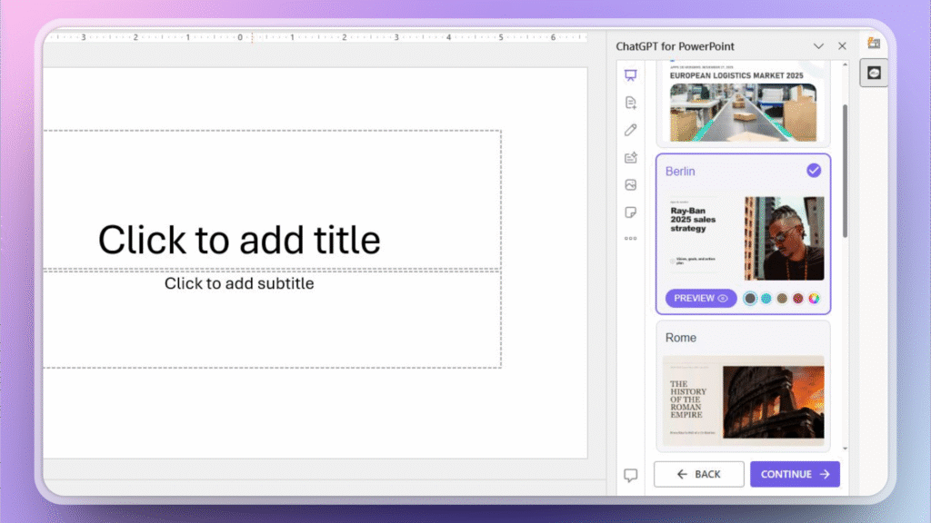 AI PowerPoint templates