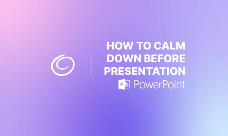 How to Calm Down Before a Presentation?