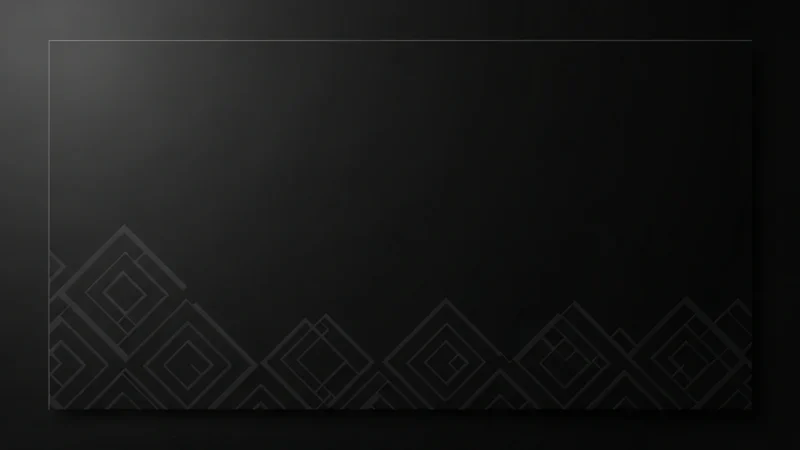 black background powerpoint 2 Black rectangular panel with subtle geometric square patterns along the bottom edge on a dark background.