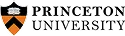 Alt text: "Princeton University shield logo with orange and black colors and Latin motto.