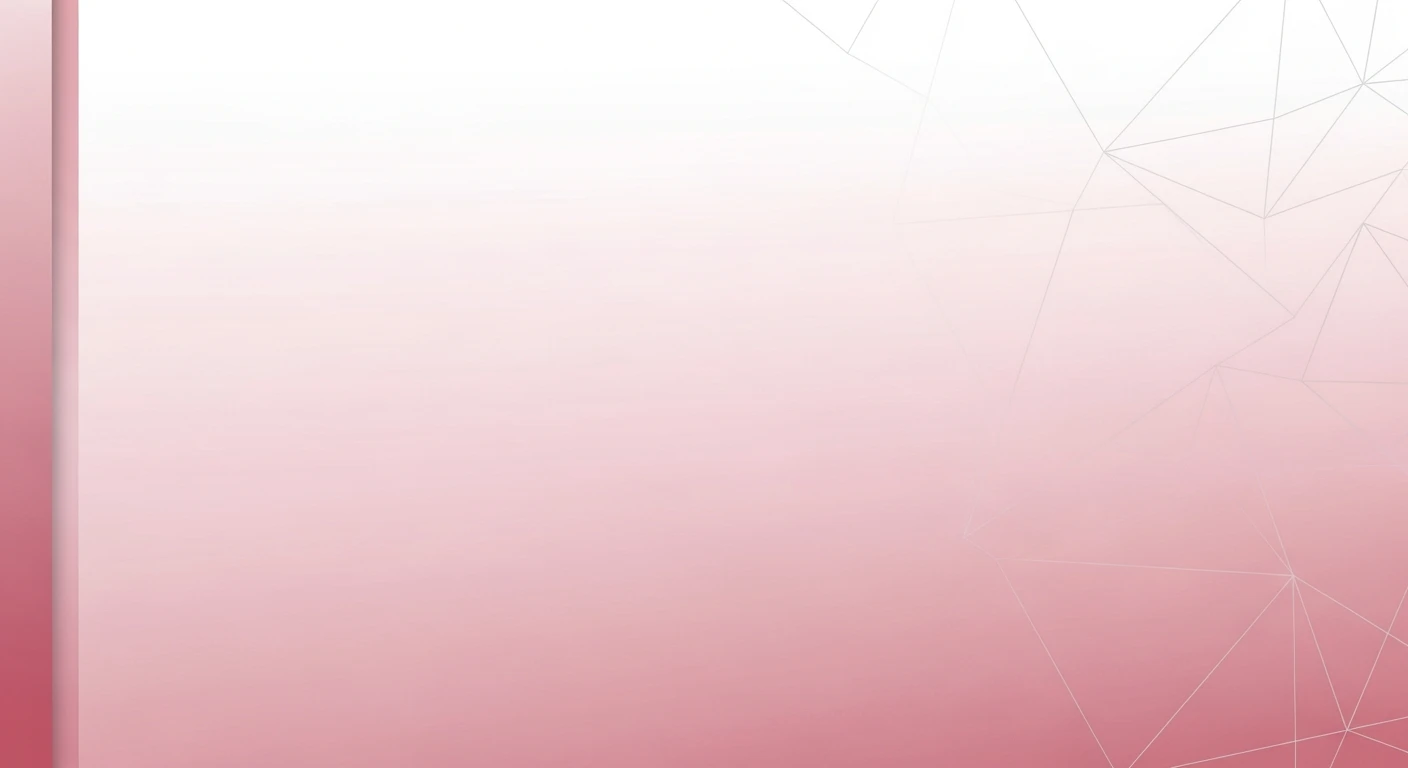 Gradient pink background with subtle geometric line pattern on the right side.