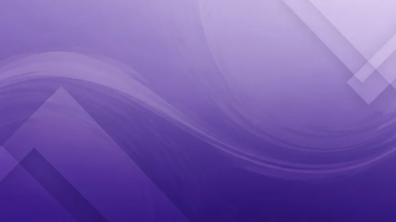 Fondo PowerPoint Morado.974Z Abstract purple background with smooth wave patterns and translucent geometric shapes.