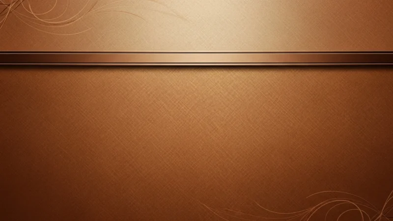 Elegant textured brown background with subtle circular and swirl patterns and a horizontal metallic strip.