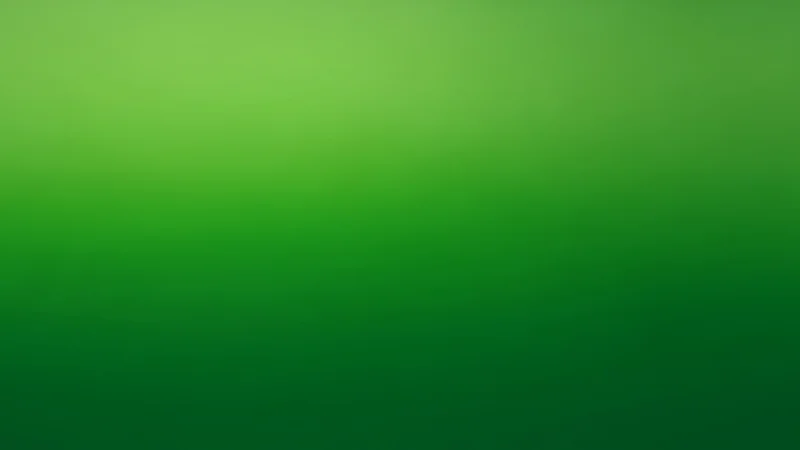 Gradient background transitioning from light green at the top to dark green at the bottom.
