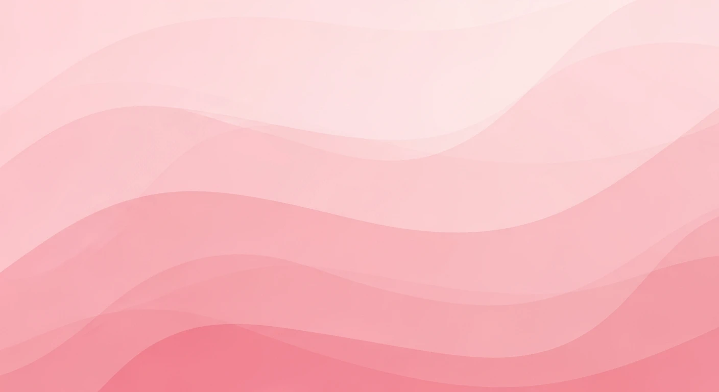 Abstract pink gradient background with smooth wavy layered shapes and soft transitions.