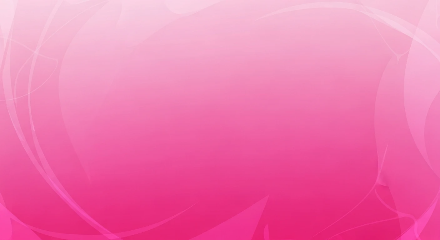 Pink gradient background with soft abstract swirling lines and curves.