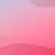 Abstract background with smooth, flowing pink and purple gradient waves and a small white logo in the bottom right corner.