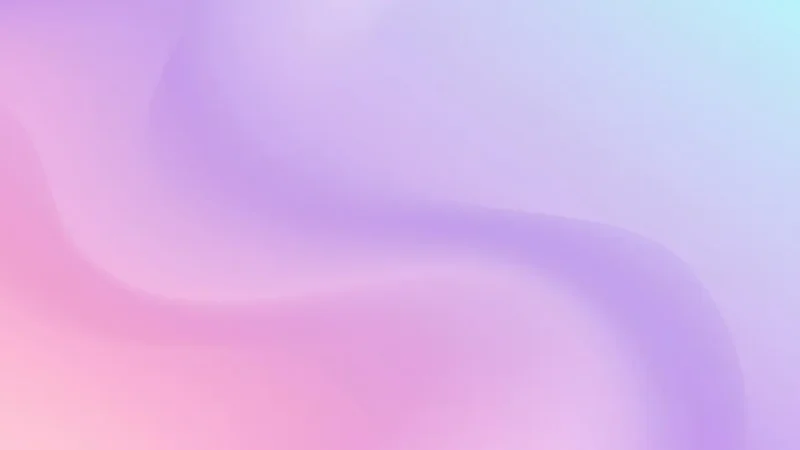 Abstract smooth gradient background with blended pastel shades of pink, purple, and light blue.