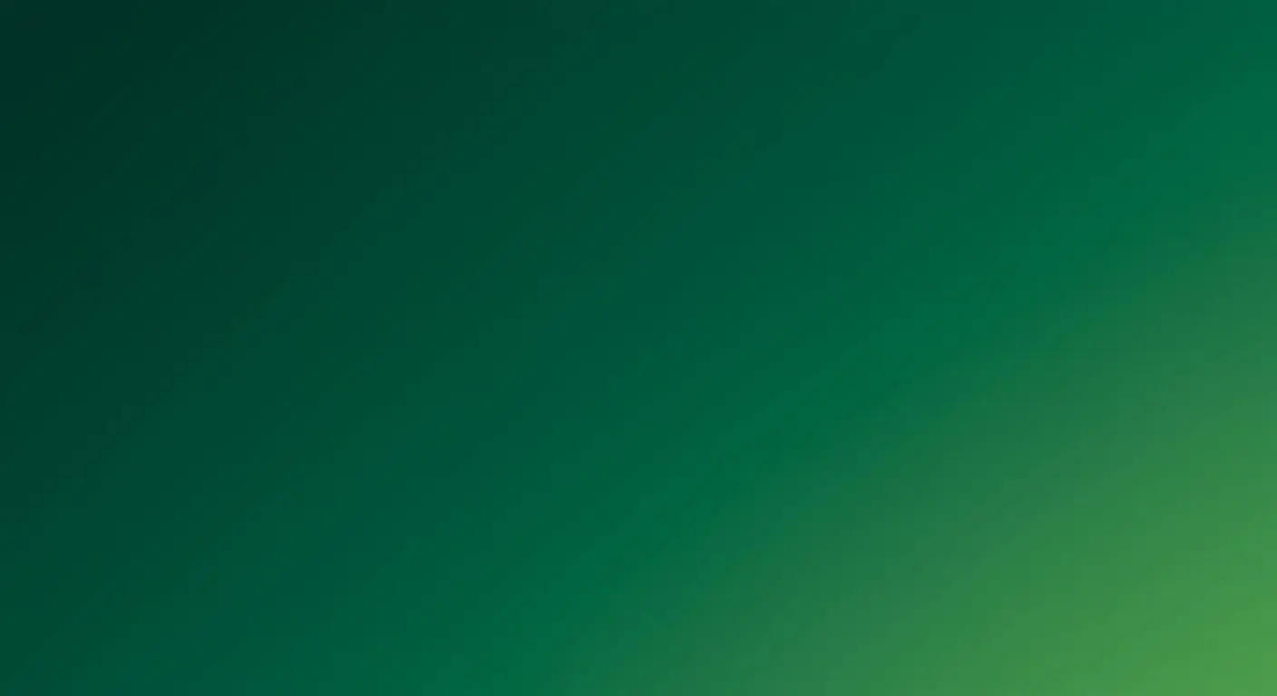 Green gradient background with a subtle transition from dark to light shades.