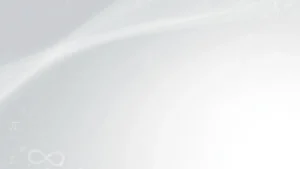 Abstract light gray background with mathematical symbols and geometric shapes.