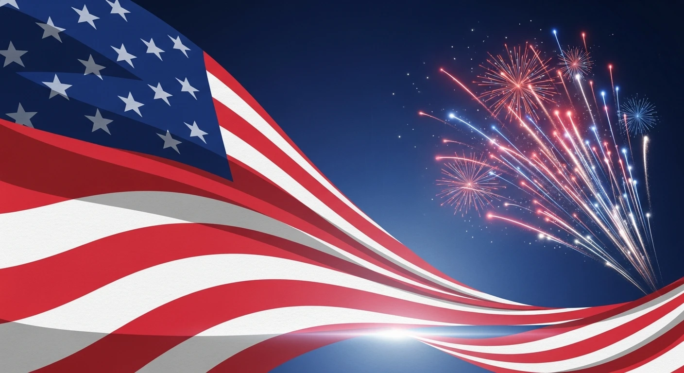 4th of July PowerPoint Background