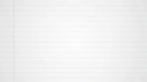Blank white lined notebook paper with horizontal blue lines and a vertical red margin line.