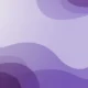 Abstract background with layered translucent waves in varying shades of purple.