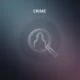 Neon magnifying glass highlighting silhouette of a detective with the word "CRIME" above.
