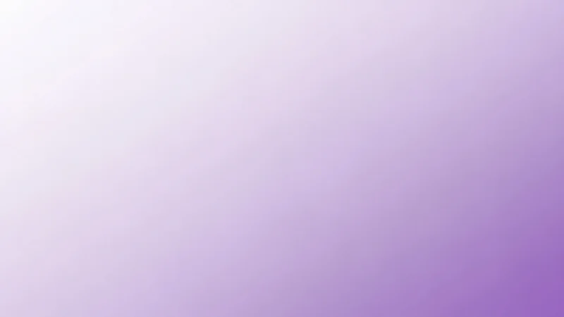 Gradient background transitioning from light lavender to deep purple, smooth texture.