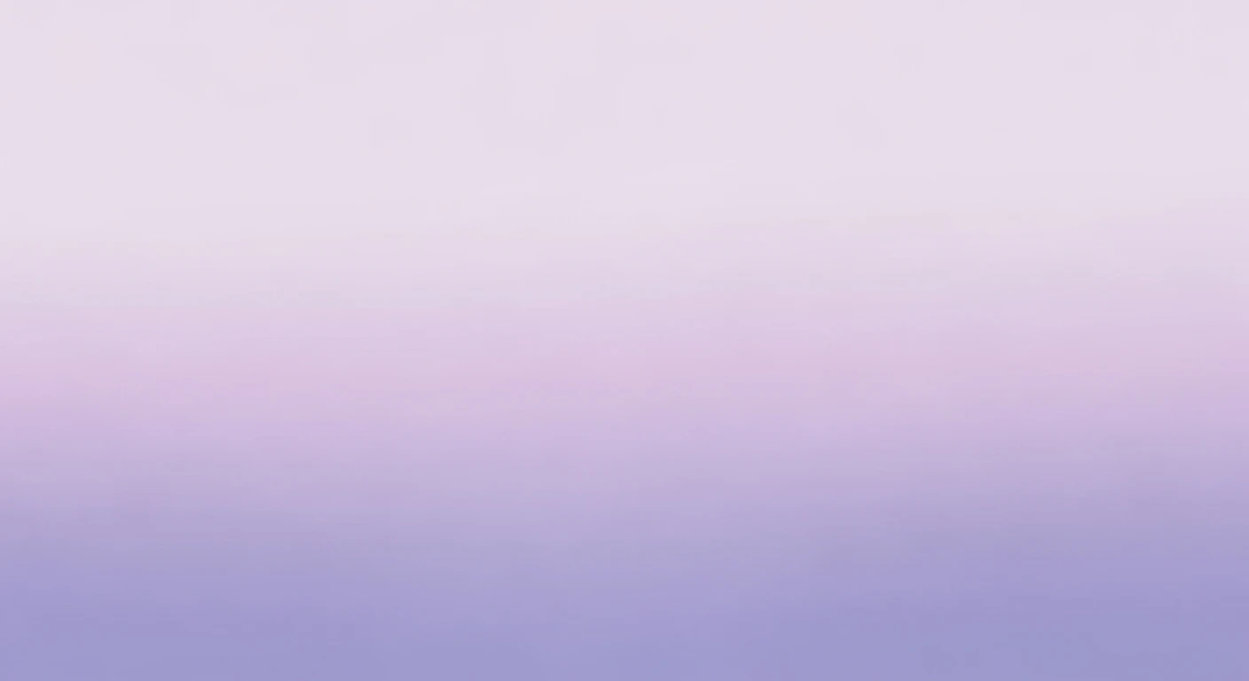 Gradient background transitioning smoothly from light pink at the top to soft lavender at the bottom.