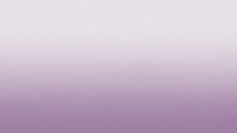 Gradient background transitioning smoothly from light gray at the top to soft lavender purple at the bottom.
