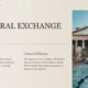 Formal educational slide titled "Cultural Exchange" with text on Roman trade and cultural diffusion, alongside an image of the Pantheon and a fountain.