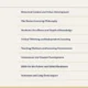 Slide titled "Agenda Overview" with nine agenda items listed in dark blue text on a beige background.