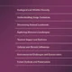 Agenda overview slide with purple gradient background listing eight topics on ecological and cultural aspects.