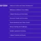 Slide titled "Agenda Overview" on a purple background listing topics on Mexico City's history and culture.