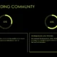 Infographic titled "The Founding Community" displaying 30% shareholders and 60% tradespeople and workers.