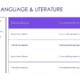 Table titled "Hebrew Language & Literature" comparing Hebrew Revival and Foundation for Modern Hebrew.