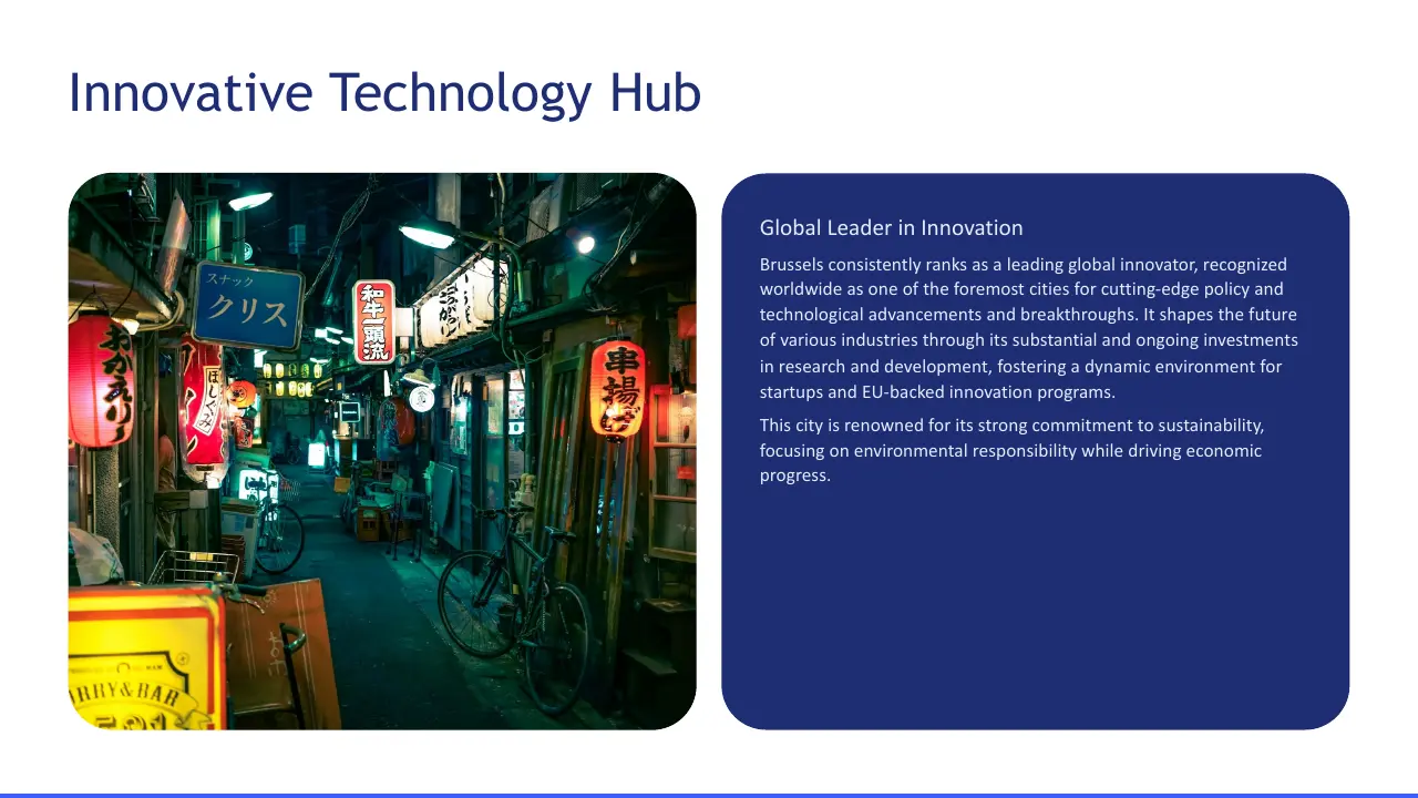 Nighttime narrow urban alley with illuminated Japanese signs and bicycles.