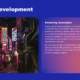 Neon-lit narrow urban alleyway with people and colorful signs in an Asian city.