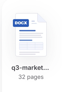 Word document icon for q3-marketing-plan.docx, 32 pages